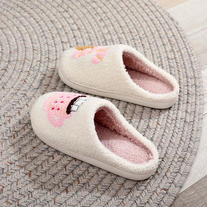 Plus Size Pink Gingerbread Man Candy Slippers - image 5
