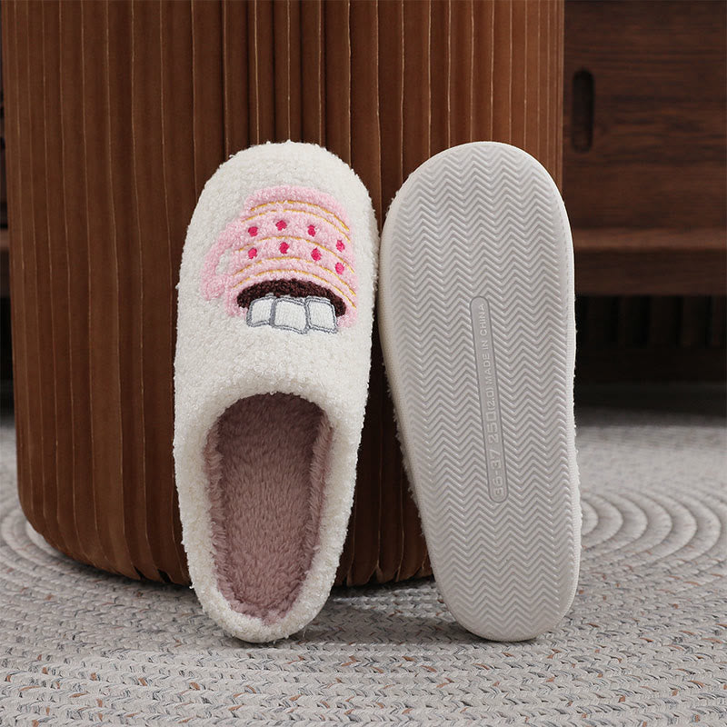 Plus Size Pink Gingerbread Man Candy Slippers - image 3