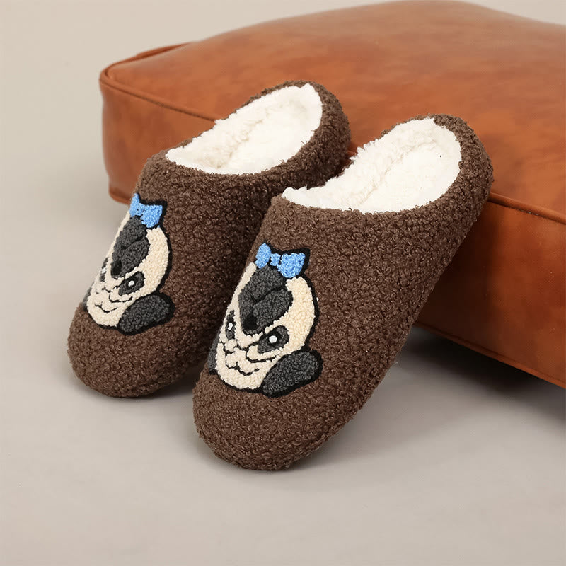Plus Size Cute Pug Slippers - image 4