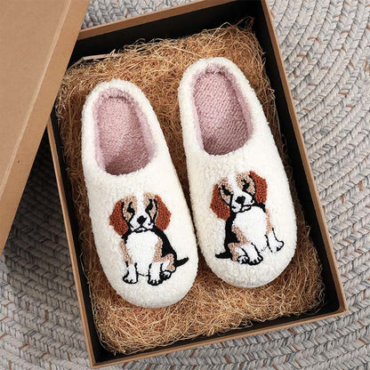Plus Size Beagle Slippers - image 0