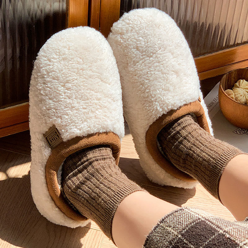 Plus Size Soft Sole Winter Slippers - image 4