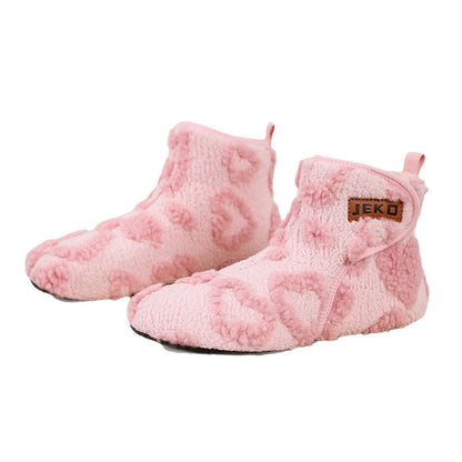 Plus Size Cute Cow Print Slippers - Pink - EU42-43(US8.5-9) - image 6