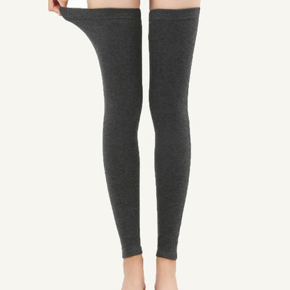 Solid Color Long Thigh Sleeves - image 0