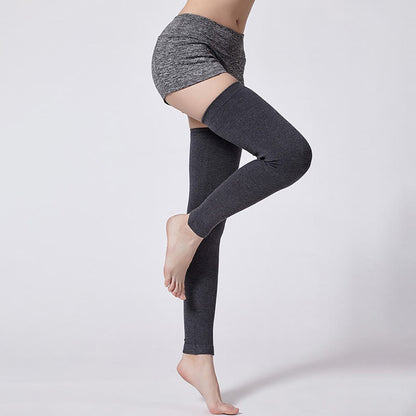 Solid Color Long Thigh Sleeves - image 4