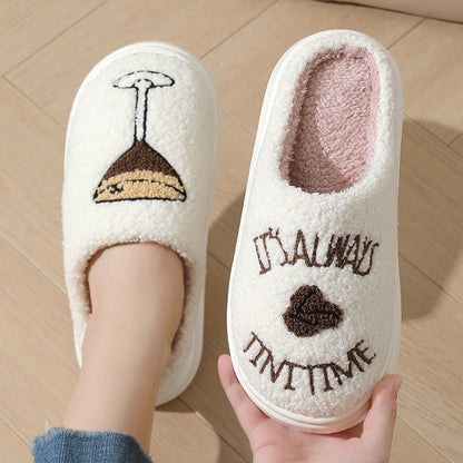 Plus Size Cocktail Glass Slippers - image 2