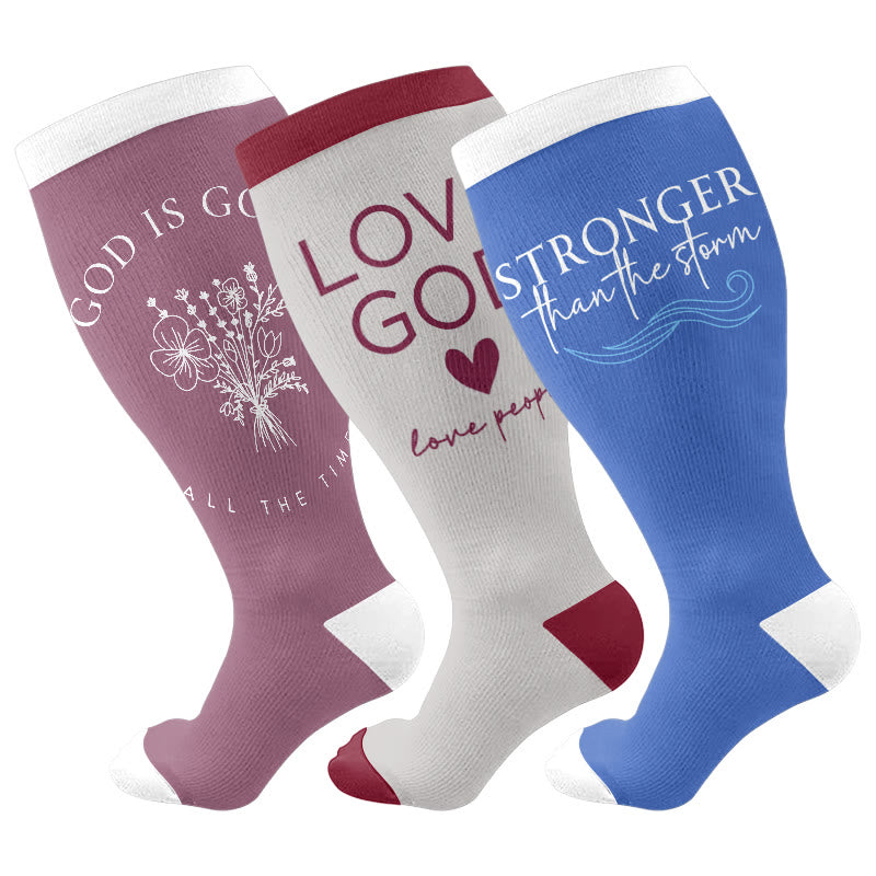 Plus Size Faith Christian Compression Socks - image 5