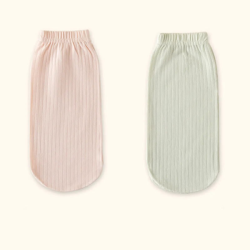 Soft Cotton Sleep Socks(2 Pairs) - Pink+Green - EU36-43(US3-9) - image 10