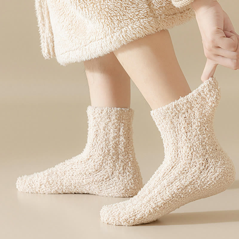 Solid Color Sleep Socks - image 12