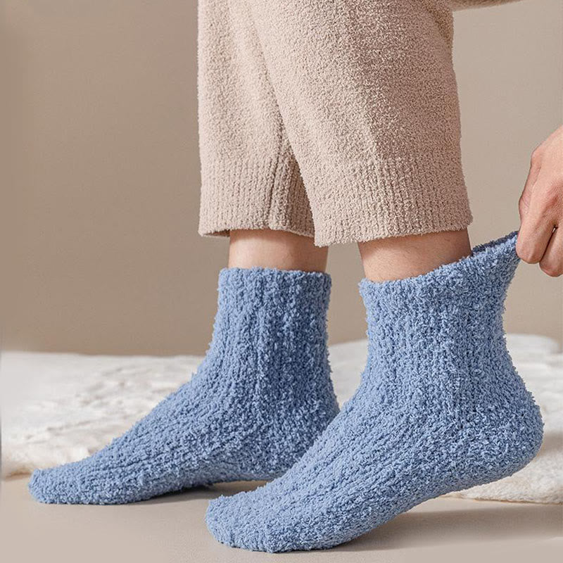 Coral fleece Winter Sleep Socks(7 Pairs) - image 4