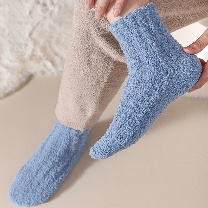Coral fleece Winter Sleep Socks(7 Pairs) - image 13
