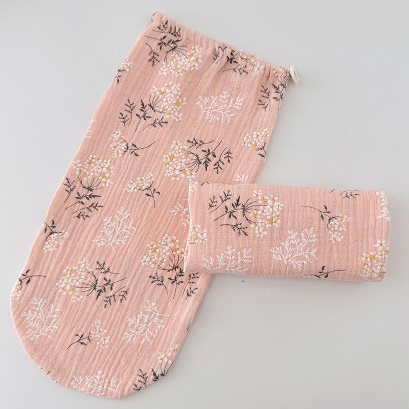 Adjustable Skin Friendly Cotton Sleep Socks - Pink - L - image 5