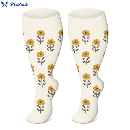 Plus Size Trio Flora Compression Socks - image 9