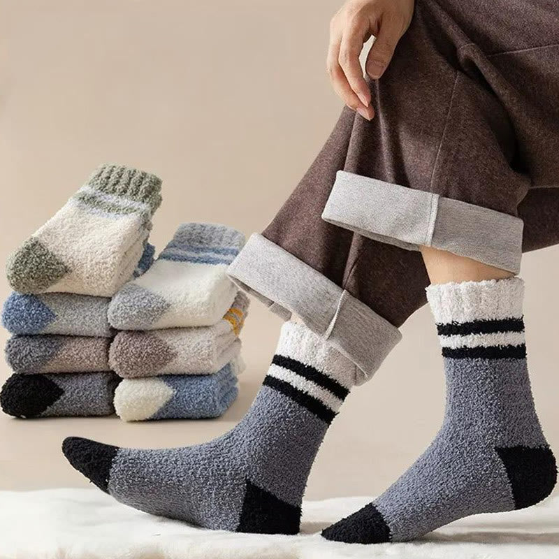 Fleece Winter Quarter Socks(7 Pairs) - image 0