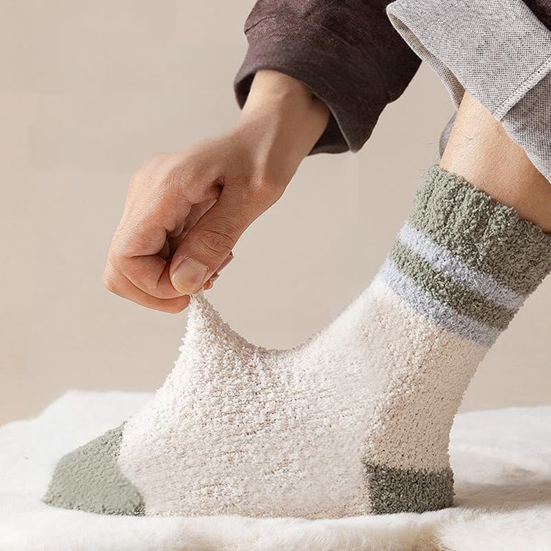 Fleece Winter Quarter Socks(7 Pairs) - image 1