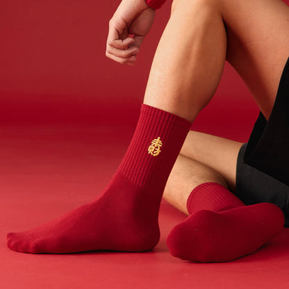 Lucky Red Quarter Socks(5 Pairs) - image 7