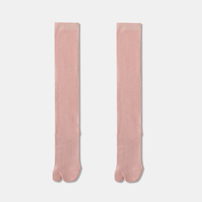 Tabi Knee High Sleep Socks(3 Pairs) - Pink - EU36-40(US3-7) - image 10