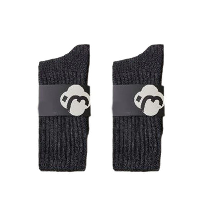 Absorbing Sweat Quarter Socks(4 Pairs) - Dark Grey - EU39-44(US6-10) - image 17