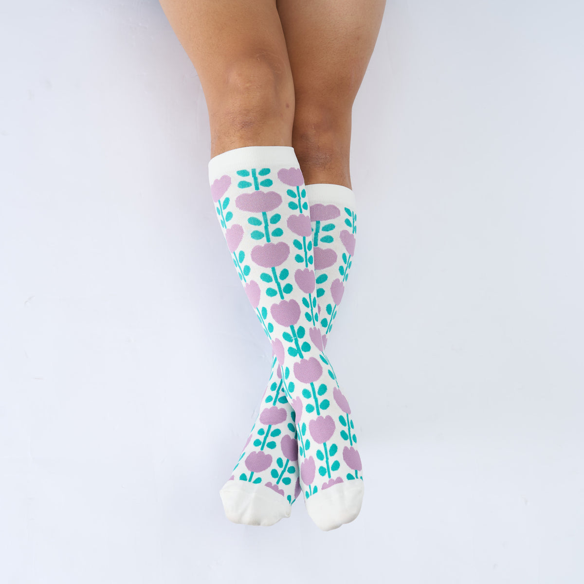 Plus Size Trio Flora Compression Socks - image 5