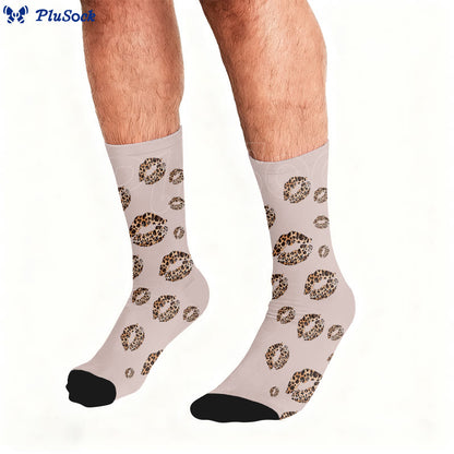 Leopard Print Lips Socks - image 2