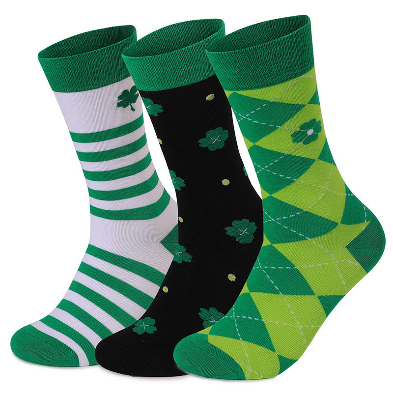 Wish Stripe Quarter Socks(3 Pairs) - Multicolor - EU38-44(US5-10) - image 2