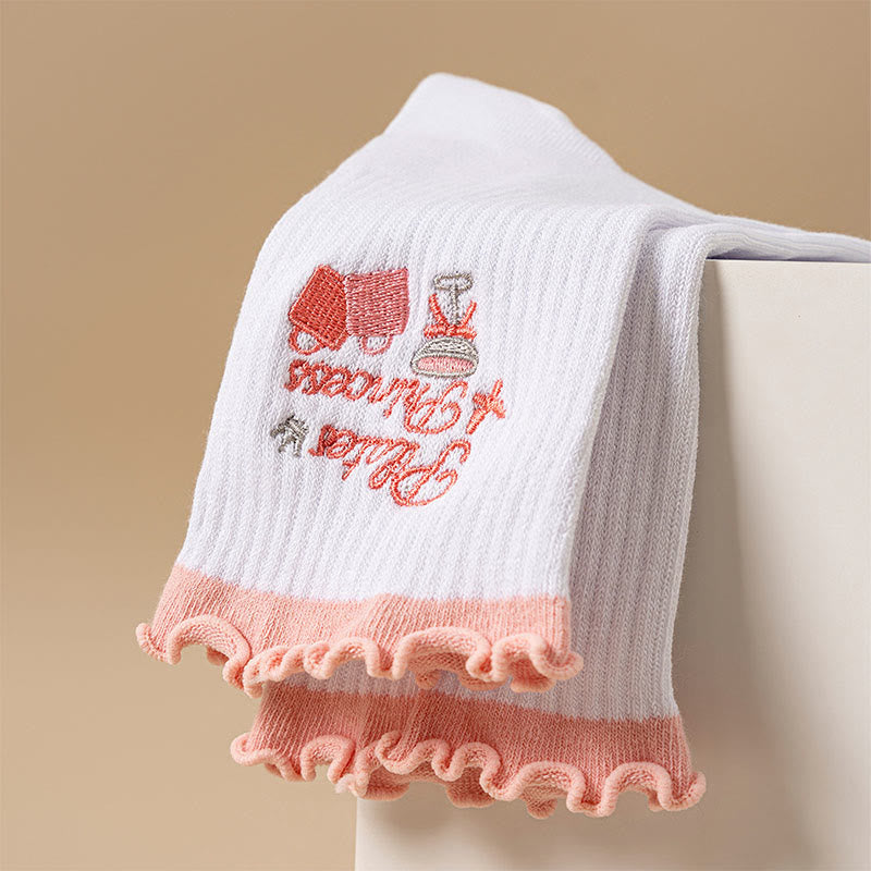 Cherry Coffee Grip Socks(4 Pairs) - image 10