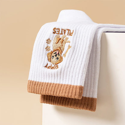 Puppy Coffee Grip Socks(3 Pairs) - image 11