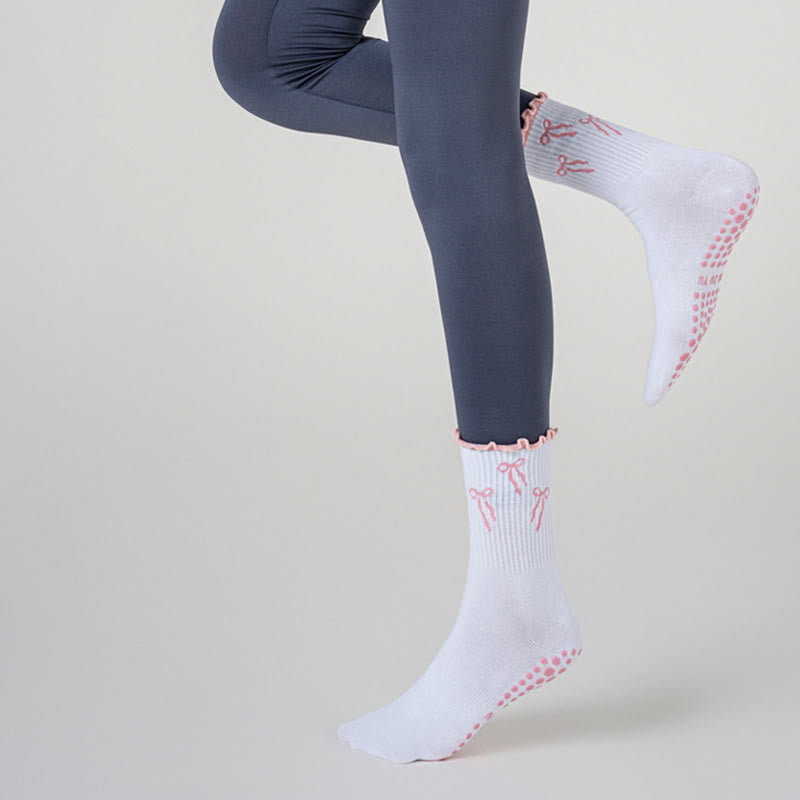 Cherry Lemon Grip Socks(3 Pairs) - image 6