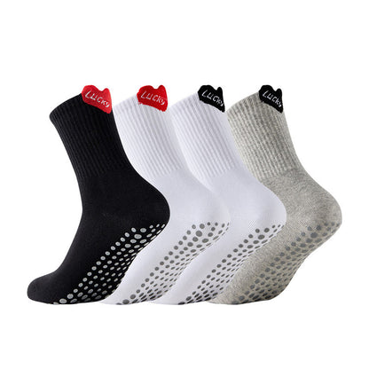 Lucky Heart Grip Socks(4 Pairs) - image 10