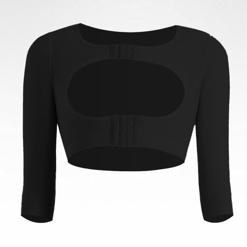 Post Surgery Adjustable Front Arm Compression Shaper - Black - 2XL - image 9