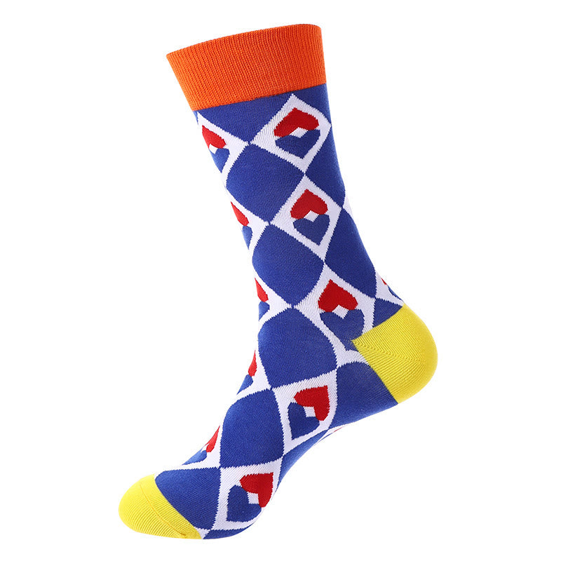Love Heart Pattern Quarter Socks(5 Pairs) - image 7