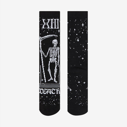 Skulls Skeletons Quarter Socks(3 Pairs) - image 6