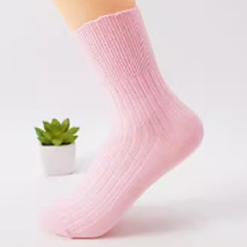 High Elasticity Sleep Socks(8 Pairs) - Light Pink - EU36-39(US3-6) - image 5
