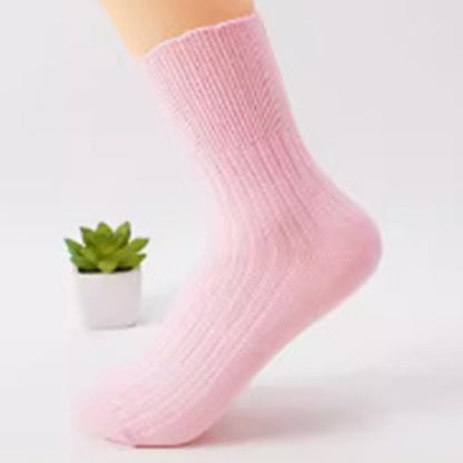 High Elasticity Sleep Socks(8 Pairs) - Light Pink - EU36-39(US3-6) - image 5