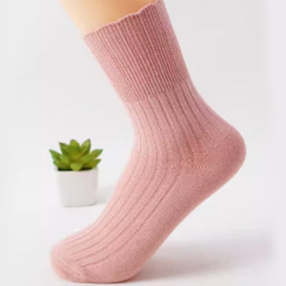 High Elasticity Sleep Socks(8 Pairs) - Pink - EU36-39(US3-6) - image 10