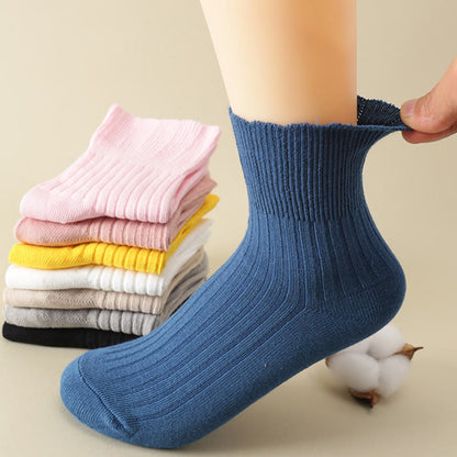 High Elasticity Sleep Socks(8 Pairs) - Multicolor - EU36-39(US3-6) - image 0