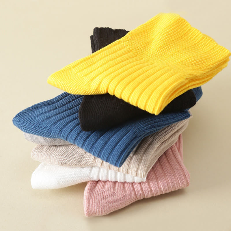 High Elasticity Sleep Socks(8 Pairs) - Yellow - EU36-39(US3-6) - image 13