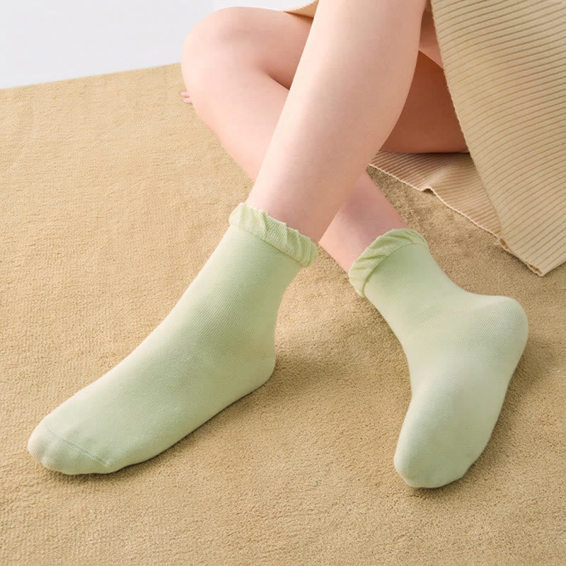 Heart Shape Sleep Socks(4 Pairs) - image 4