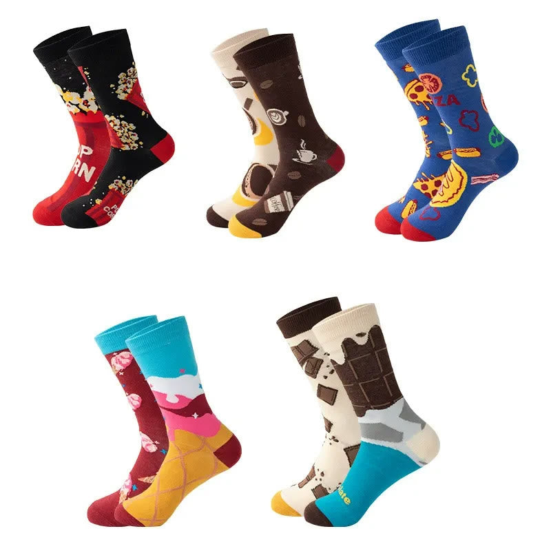Color Blocked Quarter Socks(5 Pairs) - image 10