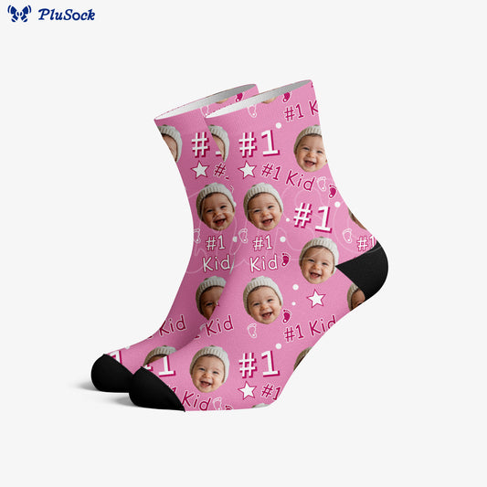 Custom Kid Face Socks - image 0