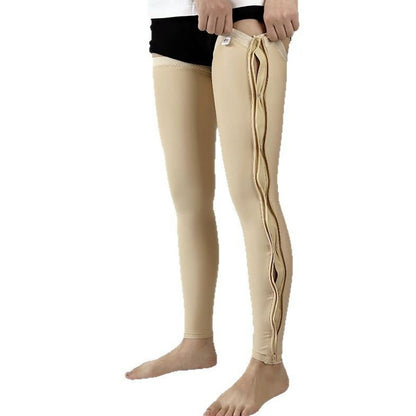 Post Surgery Leg Compression Sleeve - Nude - S - image 0