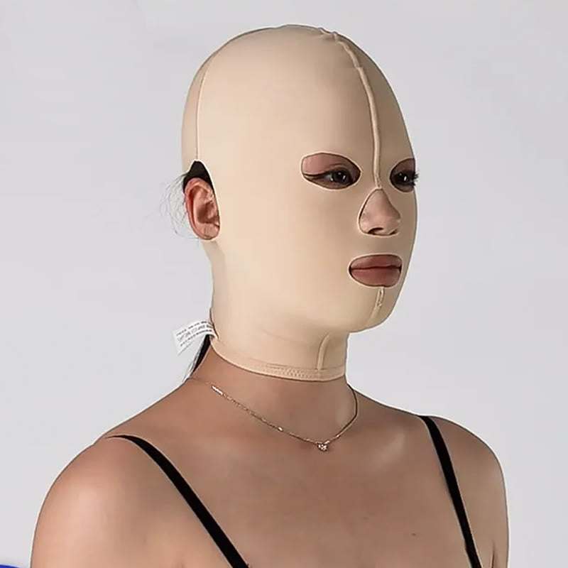 Post Surgery Flexible Opening Areas Face Mask - Nude - S - image 0