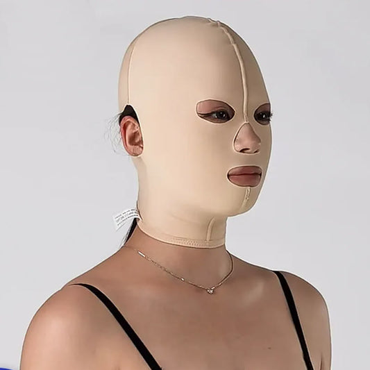 Post Surgery Flexible Opening Areas Face Mask - Nude - S - image 0