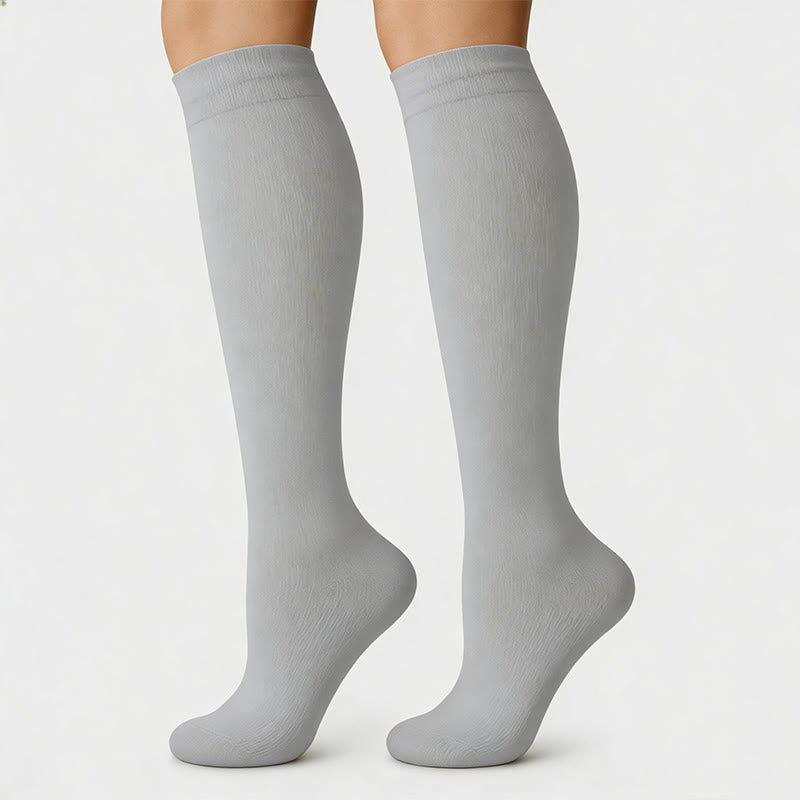 Polka Dot Purple Series Compression Socks(6 Pairs) - image 4