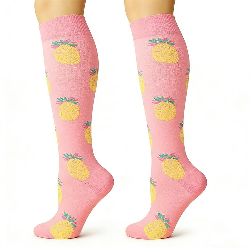 Cute Pattern Series Compression Socks(7 Pairs) - image 4