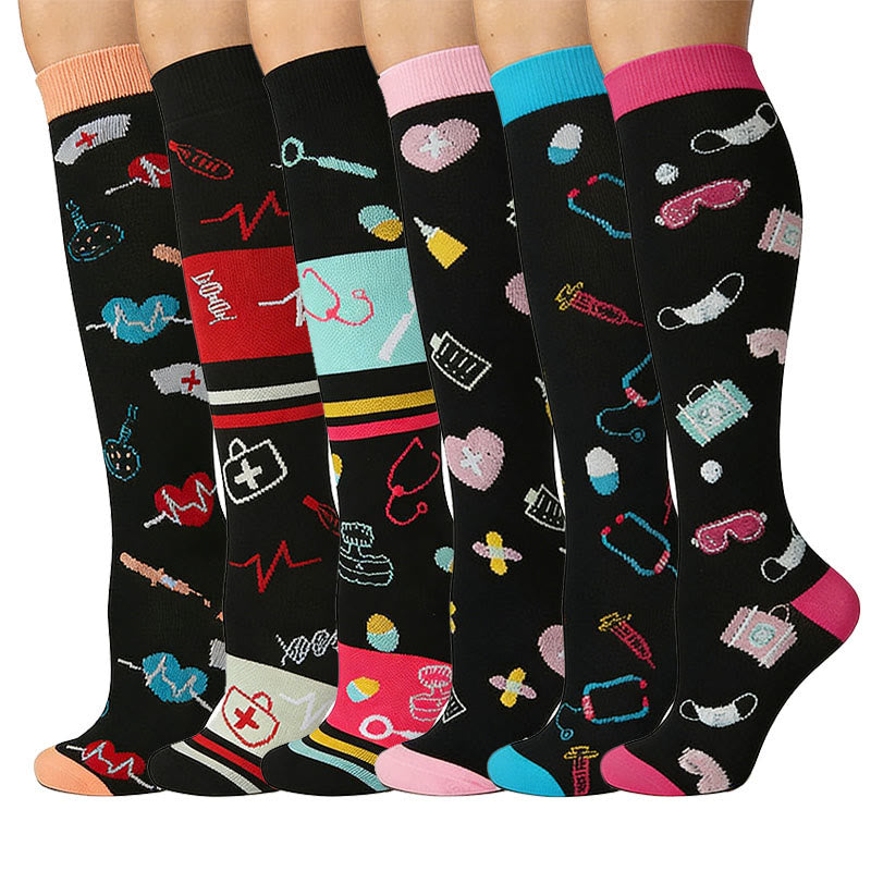 Color Medical Devices Compression Socks(6 Pairs) - image 1