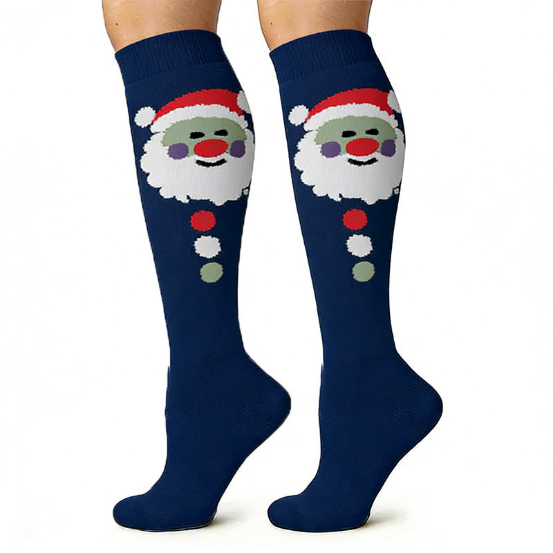 Elk Snowman Bear Compression Socks(6 Pairs) - image 3
