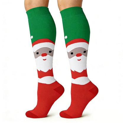 Elk Snowman Bear Compression Socks(6 Pairs) - image 6