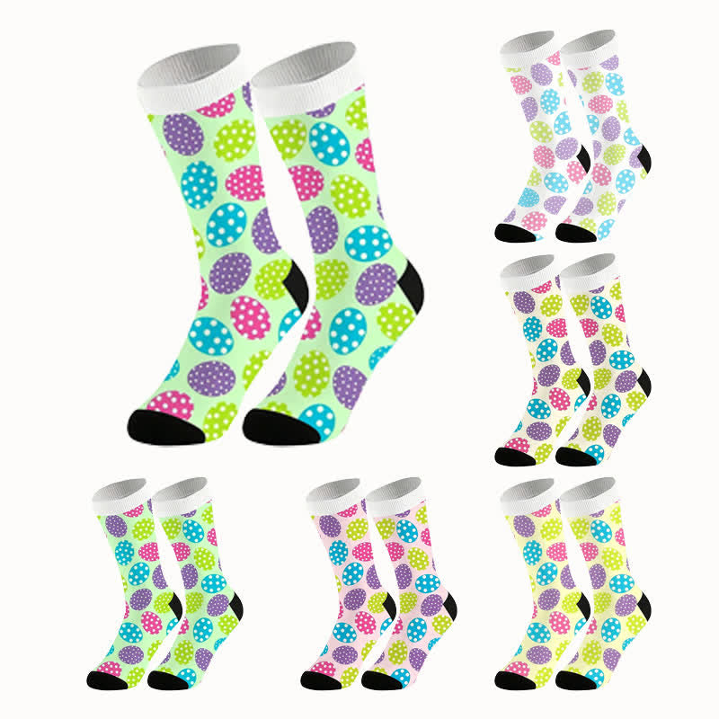 Oval Dot Quarter Socks(2 Pais) - image 1