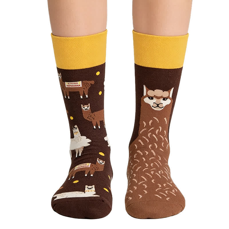 Brown Alpaca Quarter Socks - Brown - EU36-43(US3-9) - image 0