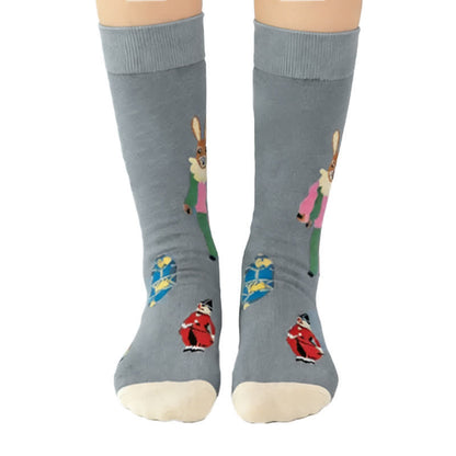 Easter Mushroom Ribbed Quarter Socks (3 Pairs) - image 3